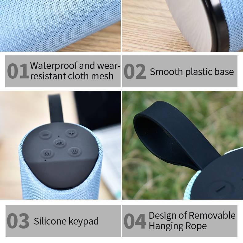 Bluetooth Portable Speaker Gadgets Color : Black|Blue|Orange|Silver  