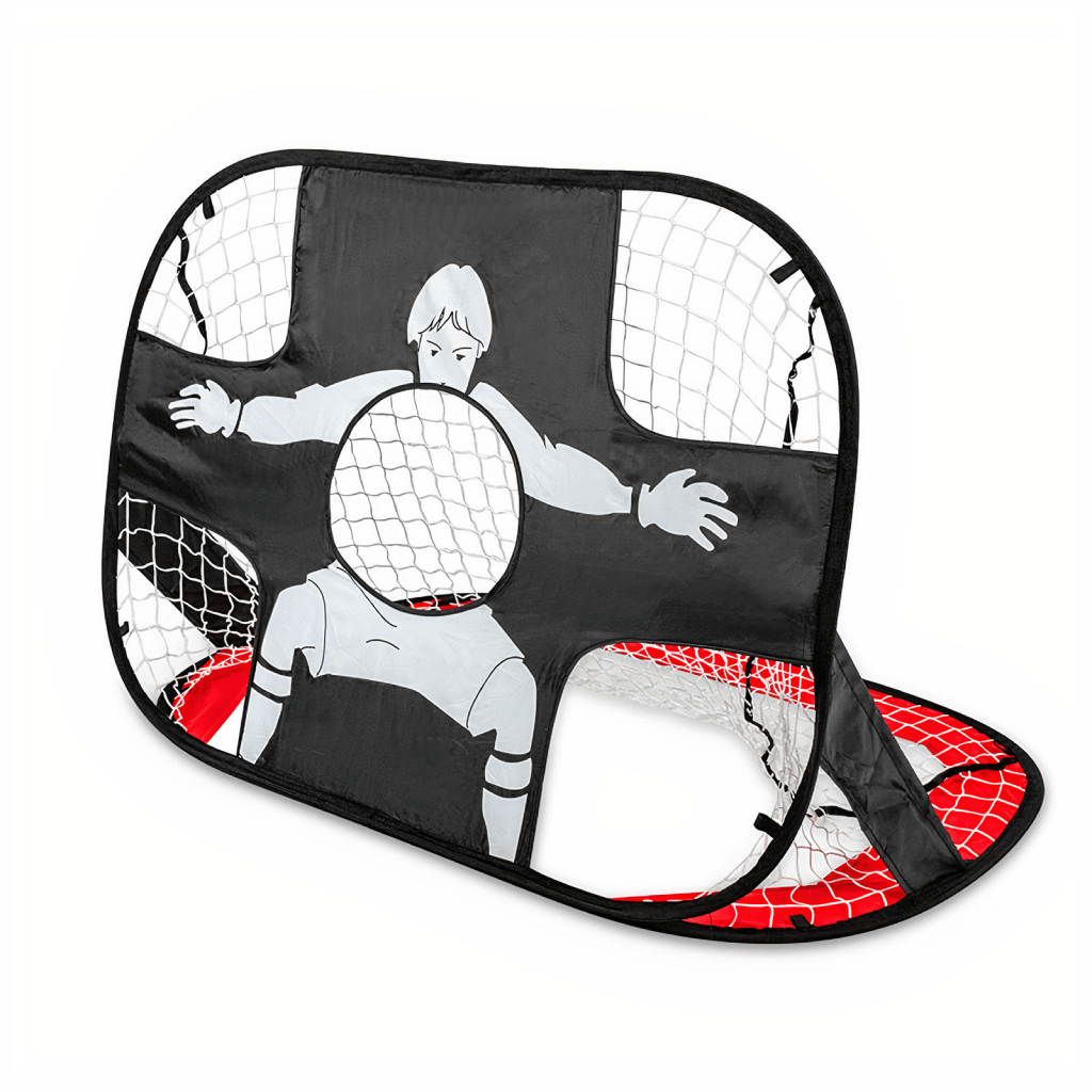 Compact Dual-Function Cloth Soccer Net Sports Accessories  