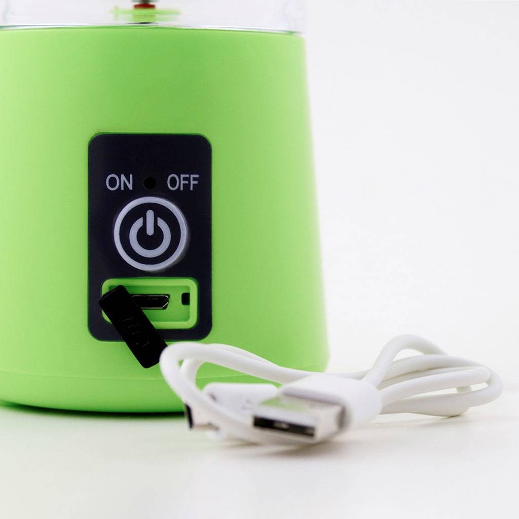 13-Ounce USB-Rechargeable Fruit Blender Gadgets Color : Purple|Blue|Pink|Green 