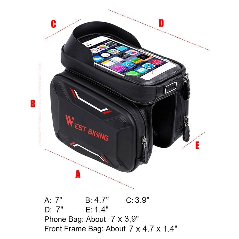 Waterproof Bicycle Touch Screen Bag Cycling  