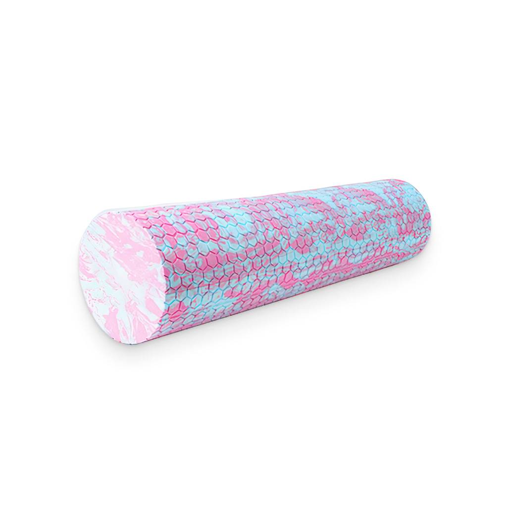 Pink & Blue Foam Roller Yoga  