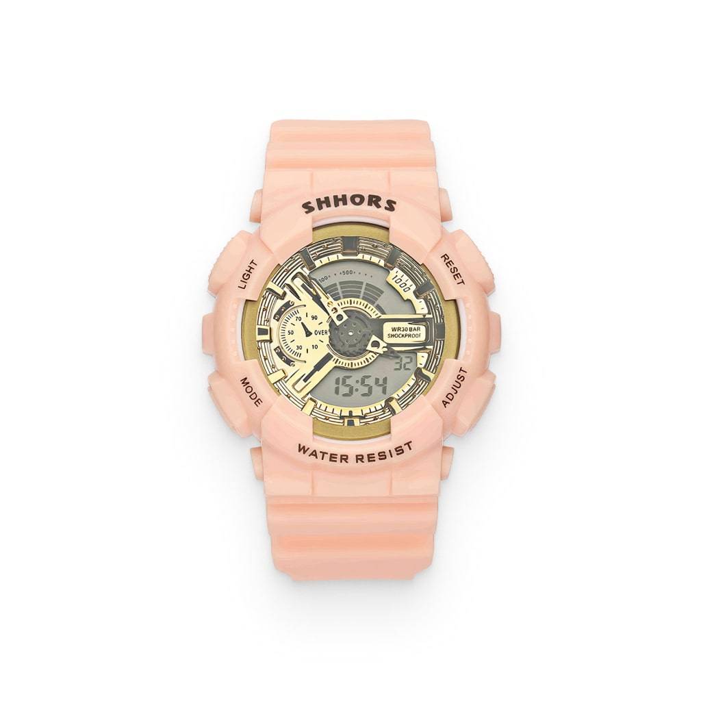 Pink Unisex Sports Wrist Watch Gadgets  