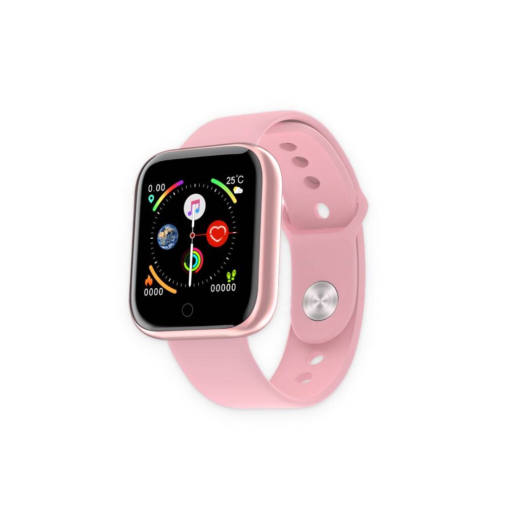 Pink Waterproof Smartwatch Gadgets  
