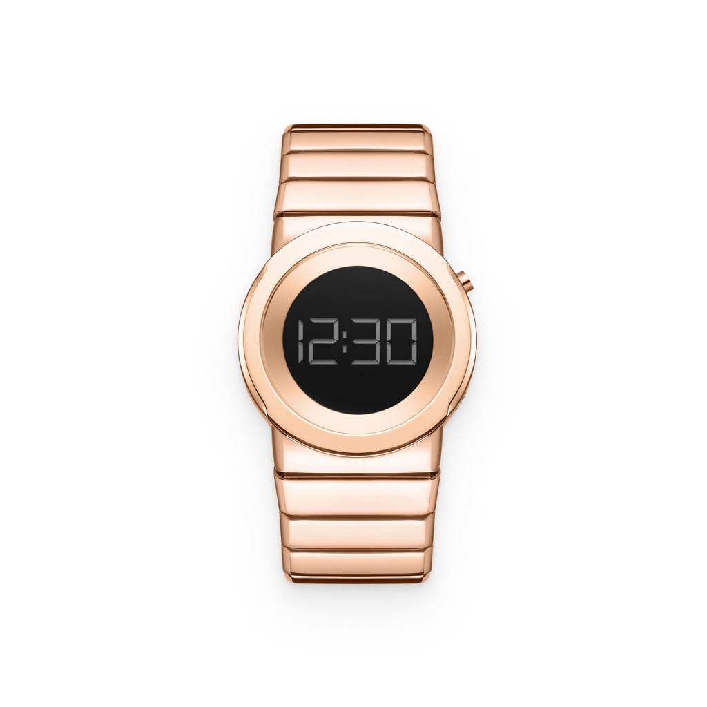 Rose Gold Digital Watch For Women Gadgets  