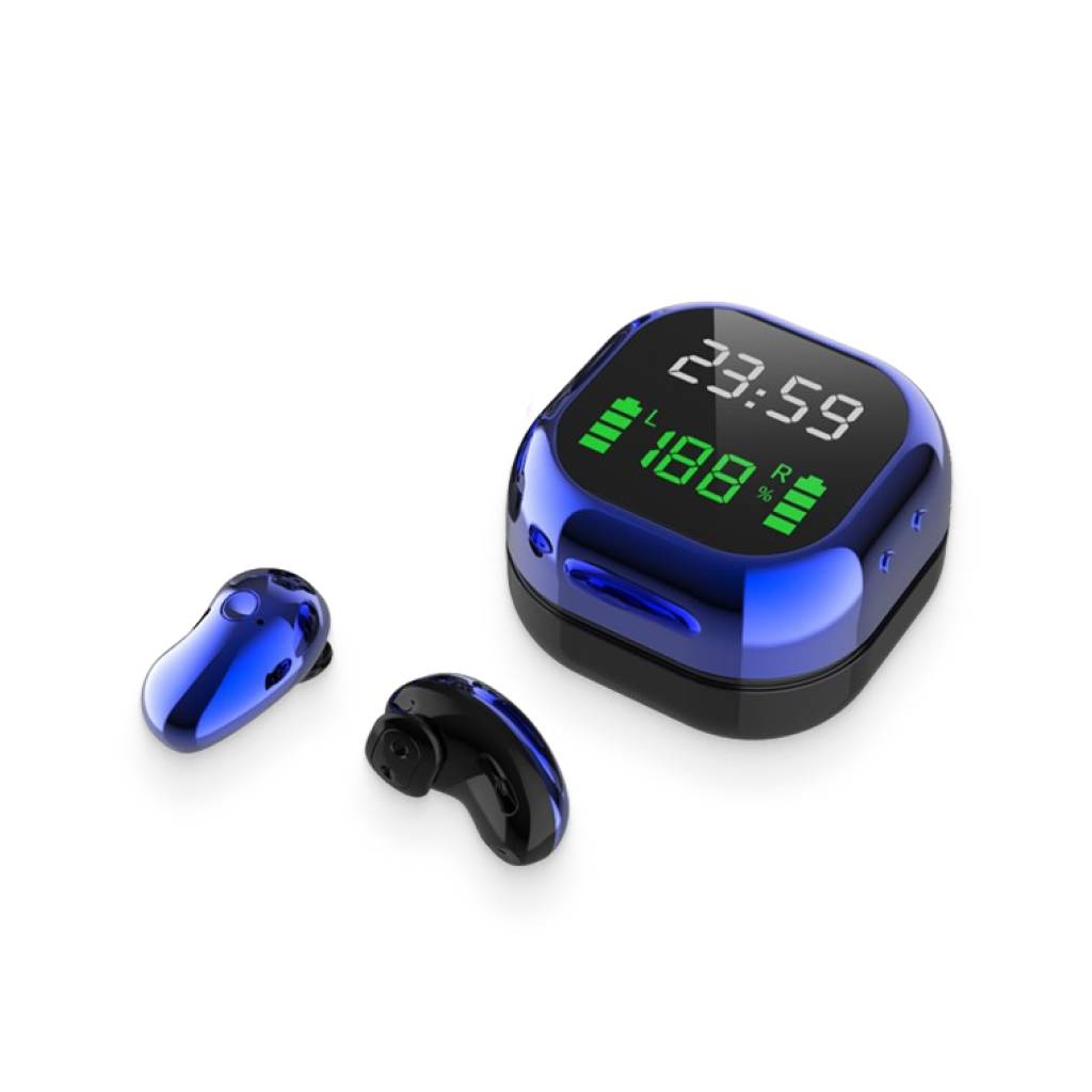 Wireless Earbuds With Digital Clock Gadgets  