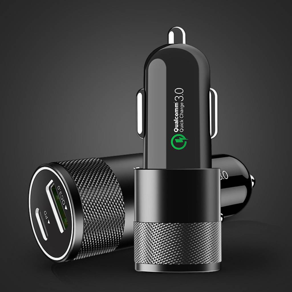 Dual PD & Type C USB Charger Port Car Accessories  
