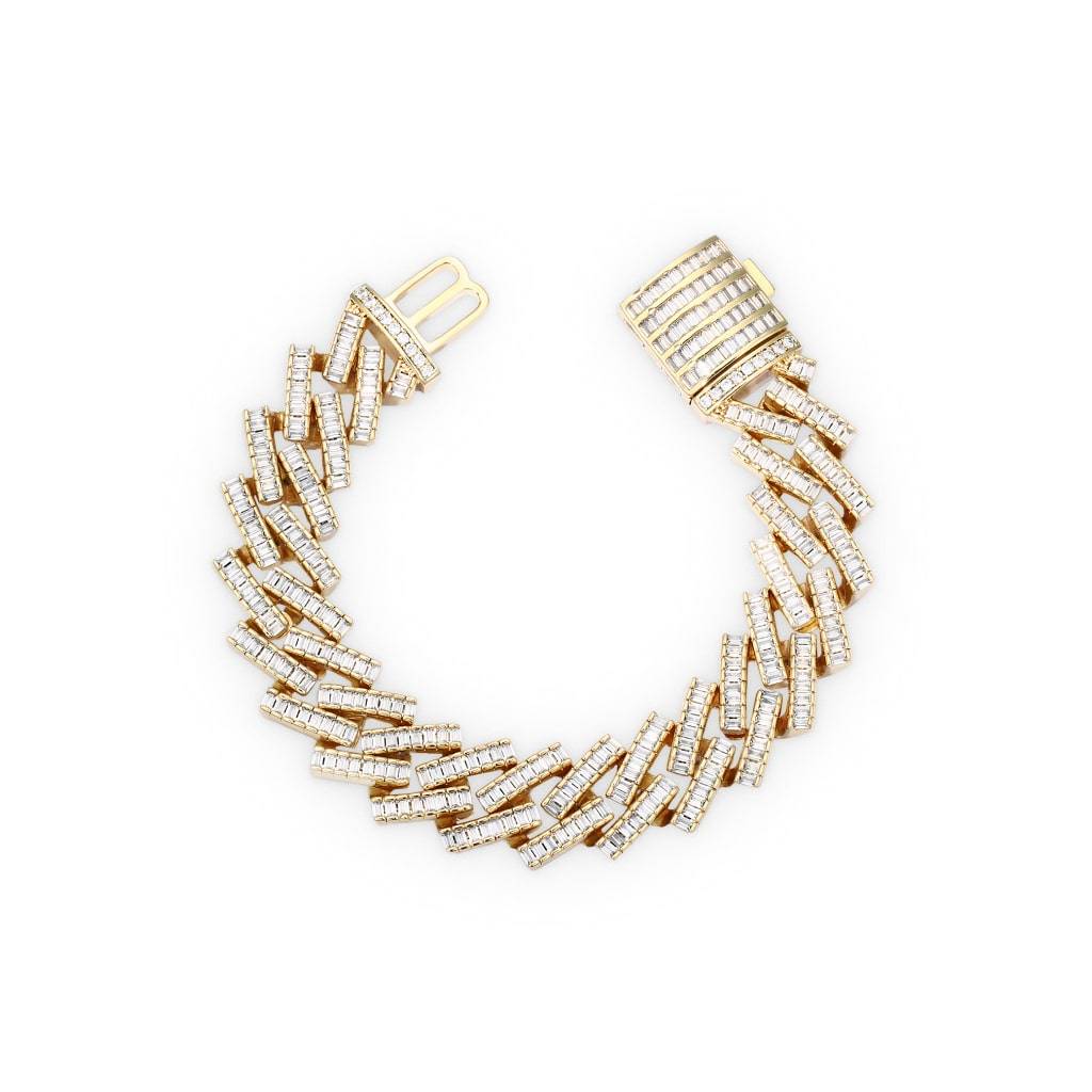 Faux Diamond Chain Bracelet Fashion Accessories  