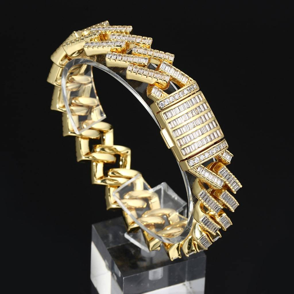 Faux Diamond Chain Bracelet Fashion Accessories  