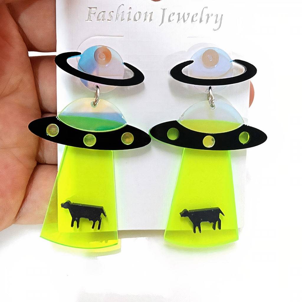 UFO Earrings Fashion Accessories  