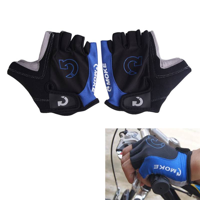 Unisex Cycling Half Finger Gloves Cycling Clothing Cycling Gloves Sports Color : Red|Gray|Blue 