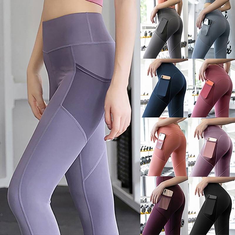 Women's Yoga Pants with Pocket Pants & Leggings Sports Women Sport Clothing Color : color 1|color 2|color 3|color 4|color 5|color 6|color 7|color 8|color 9 