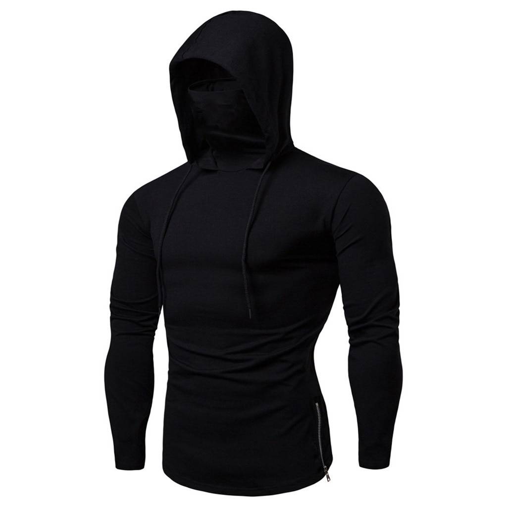 Men's Sports Hoodie Hoodies & Sweatshirts Men's Clothing & Accessories Color : Black|Gray 