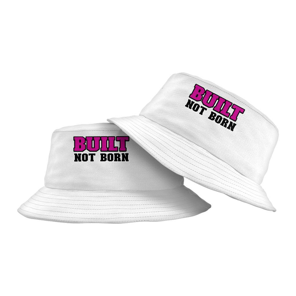 Cool Phrase Bucket Hat - Themed Hat - Graphic Bucket Hat Bucket Hats Fashion Accessories Color : White 