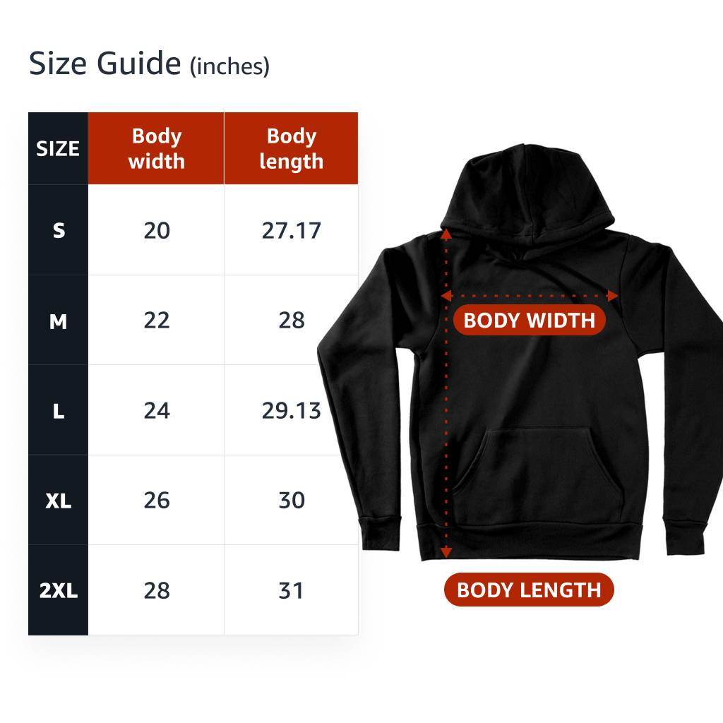 Cool Phrase Hooded Sweatshirt - Themed Hoodie - Graphic Hoodie Clothing Hoodies Color : Black|Navy|White 