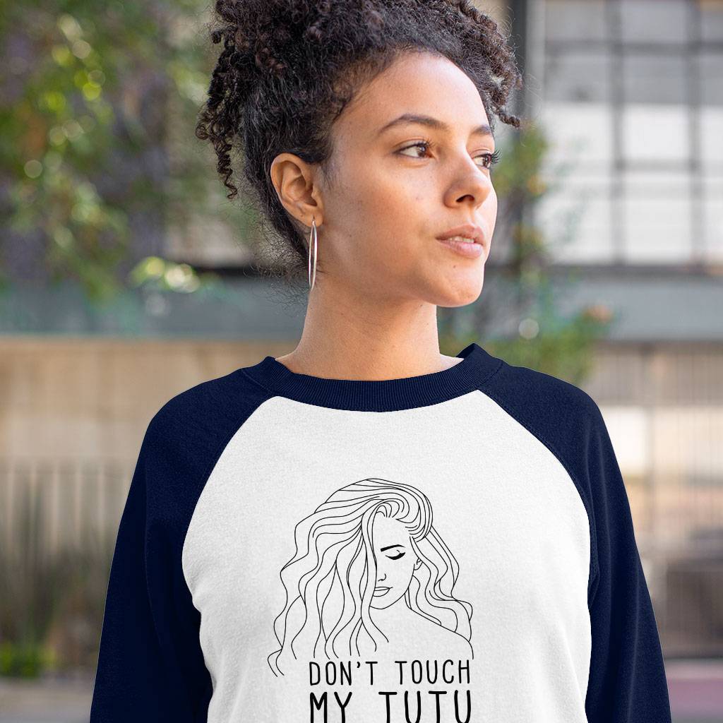 Woman Printed Baseball T-Shirt - Word Art T-Shirt - Beautiful Baseball Tee Clothing T-Shirts Color : Gray White|Navy White 