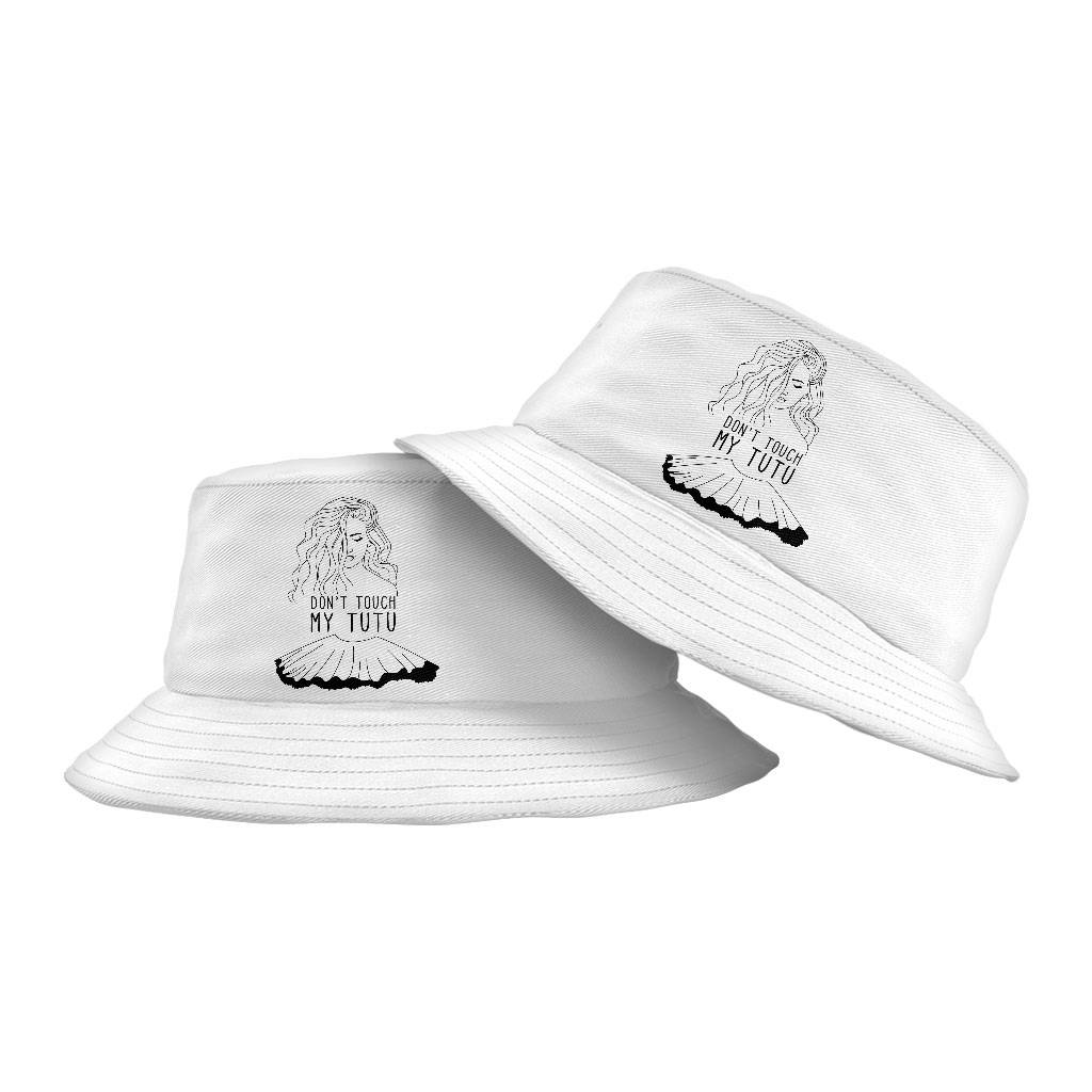 Woman Printed Bucket Hat - Word Art Hat - Beautiful Bucket Hat Bucket Hats Fashion Accessories Color : White 