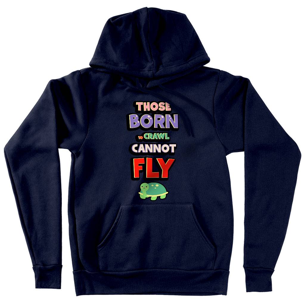 Word Design Hooded Sweatshirt - Turtle Hoodie - Cartoon Hoodie Clothing Hoodies Color : Black|Navy|White 