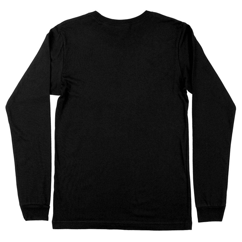 Word Print Long Sleeve T-Shirt - Minimalist T-Shirt - Unique Long Sleeve Tee Clothing T-Shirts Color : Black|Heather Forest|White 