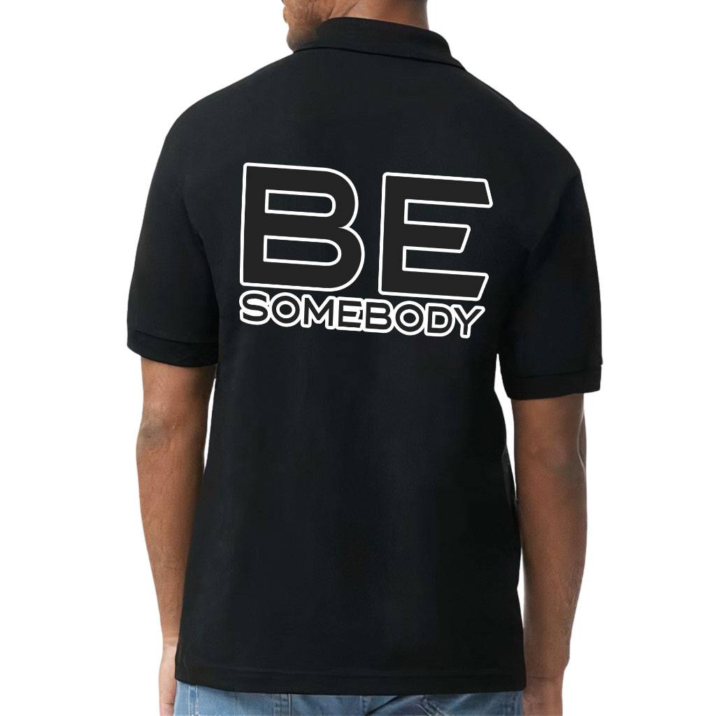Be Somebody Jersey Sport T-Shirt - Motivational T-Shirt - Cool Printed Sport Tee Men's T-Shirts Color : Black|Navy|Sport Gray|White 