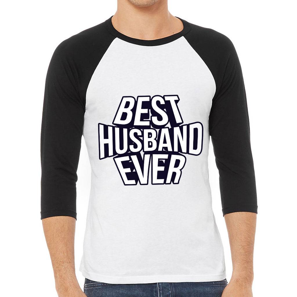 Best Husband Ever Baseball T-Shirt - Best Design T-Shirt - Cool Baseball Tee Best Sellers Men's T-Shirts Color : Navy White|White Asphalt|White Black|White Red 