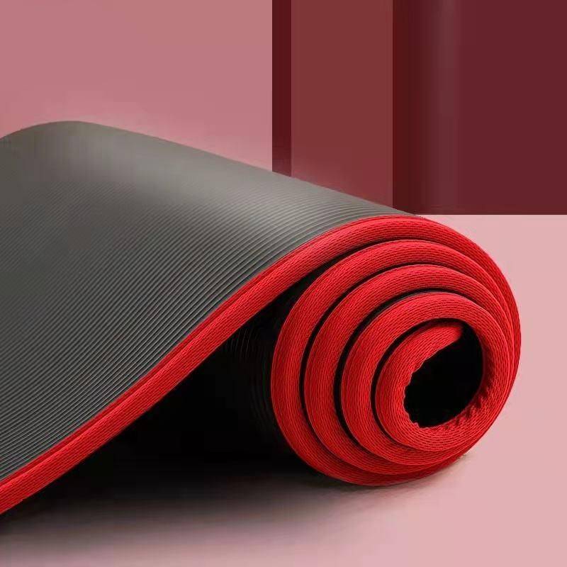 10mm Thick Non-Slip Yoga & Acupressure Mat: Versatile Fitness and Meditation Pad Yoga Color : Black|Pink|Purple|Blue 