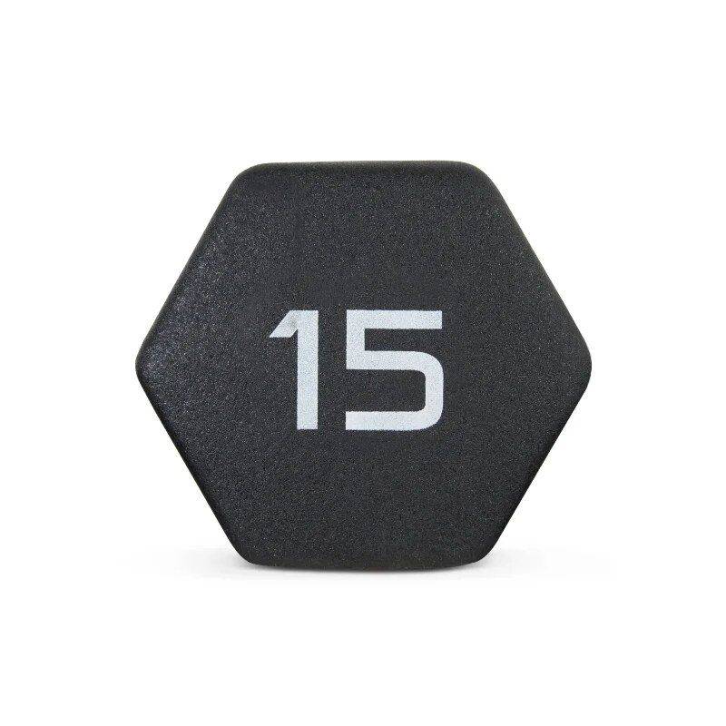 12/15lb Hexagonal Neoprene Dumbbell Set Exercise & Fitness Weight : 12lb |15lb 