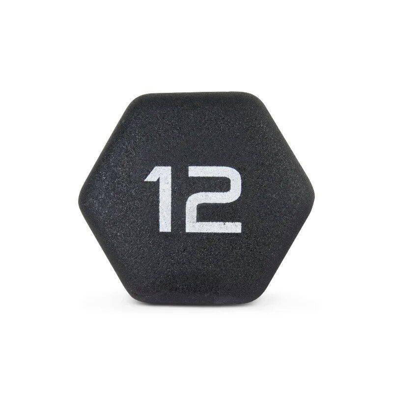 12/15lb Hexagonal Neoprene Dumbbell Set Exercise & Fitness Weight : 12lb |15lb 