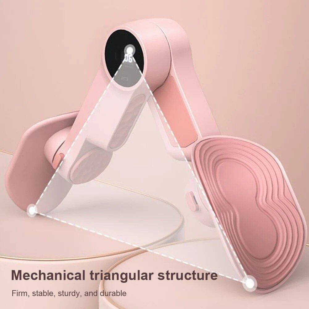 360° Adjustable Pelvic Muscle Trainer with Non-Slip Design and Smart Counter Exercise & Fitness Color : Blue with counter|Pink with counter|Blue 