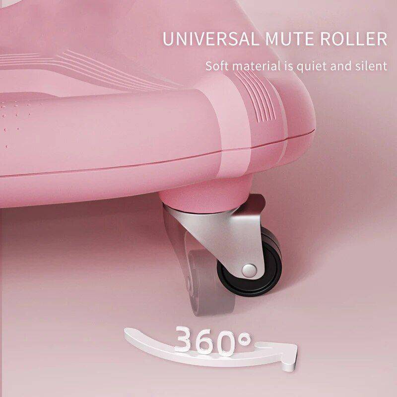 4-Wheel Ab Roller Exercise & Fitness Color : Pink|Gray|Orange 