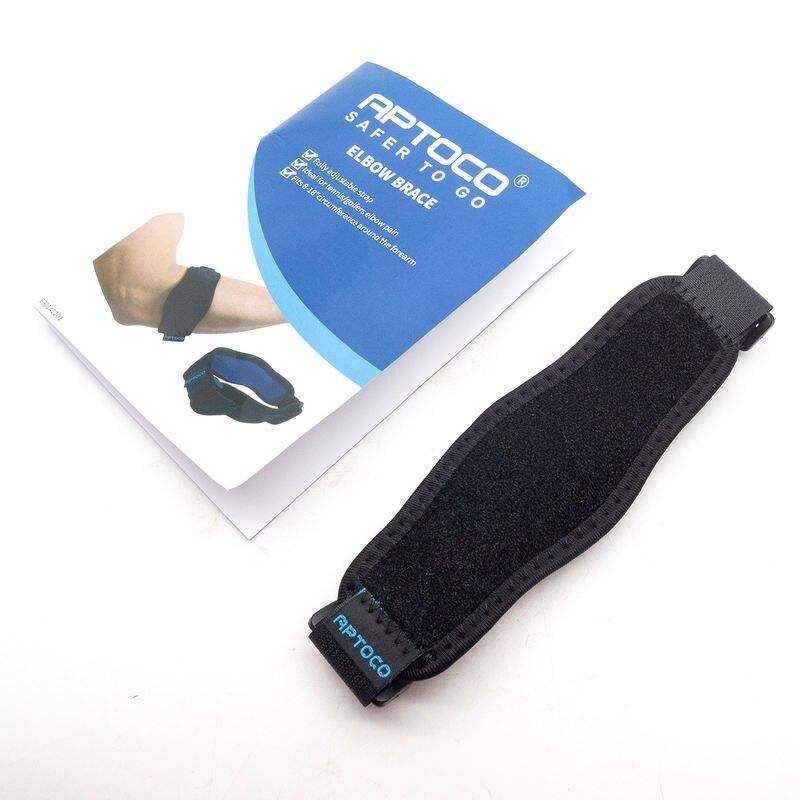 Adjustable Elbow Brace Sleeve with Compression Pad Exercise & Fitness Pack : 2PCS|1PC 
