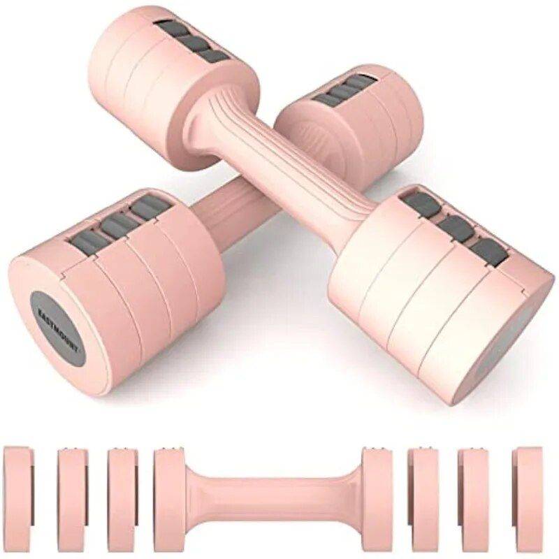 Adjustable Hand Weight Dumbbell Set Exercise & Fitness  