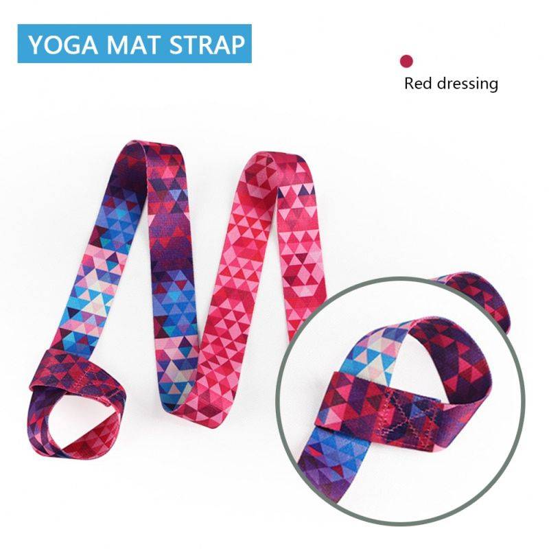 Adjustable Yoga Mat Sling Strap with Stretch Capability Yoga Color : Pink|Blue and White|Brown|Light Blue|Blue|Dark Brown 