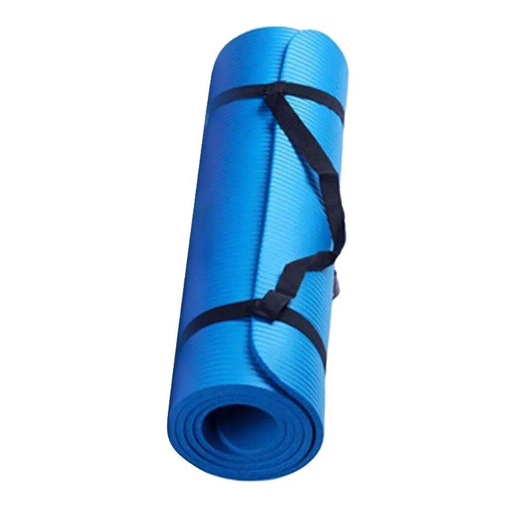 Compact Anti-Skid Yoga Mat for Knee, Wrist & Hips Support Yoga Color : Black|Blue|Purple|Red 