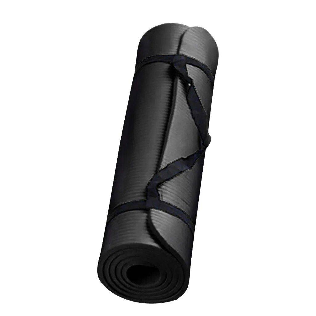 Compact Anti-Skid Yoga Mat for Knee, Wrist & Hips Support Yoga Color : Black|Blue|Purple|Red 