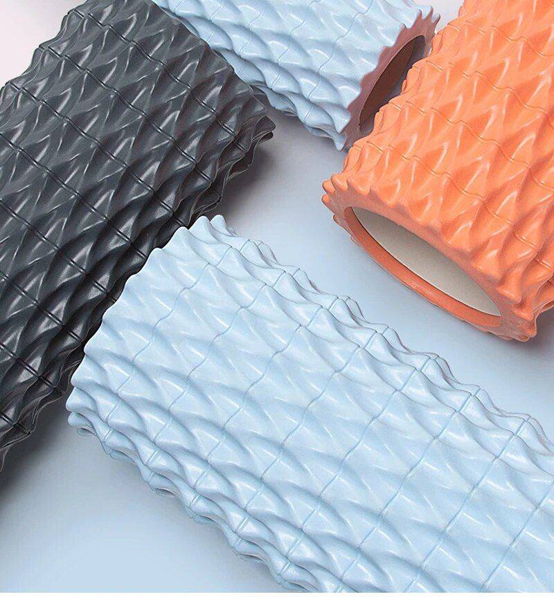 EVA High Density Foam Roller Yoga Column Yoga Color : Black|Blue|Orange|Pink 