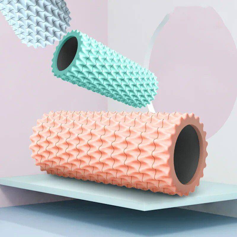 EVA High Density Foam Roller Yoga Column Yoga Color : Black|Blue|Orange|Pink 