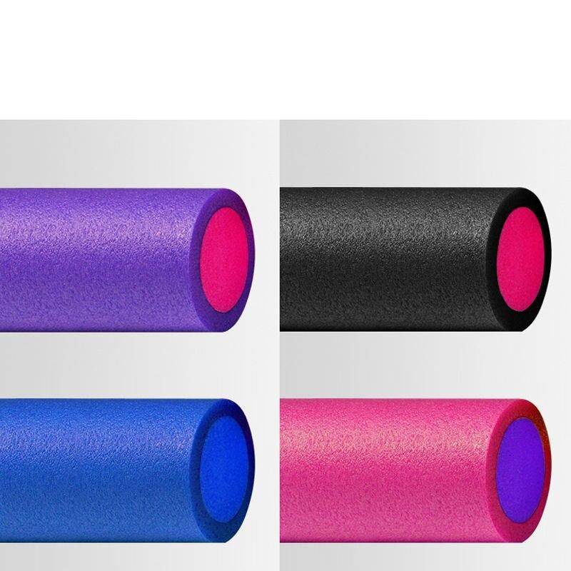 Eco-Friendly EPE Yoga Foam Roller for Muscle Massage and Fitness Yoga Color : 30cm Purple|30cm Pink|30cm Black|30cm Blue|45cm Purple|45cm Pink|45cm Black|45cm Blue 