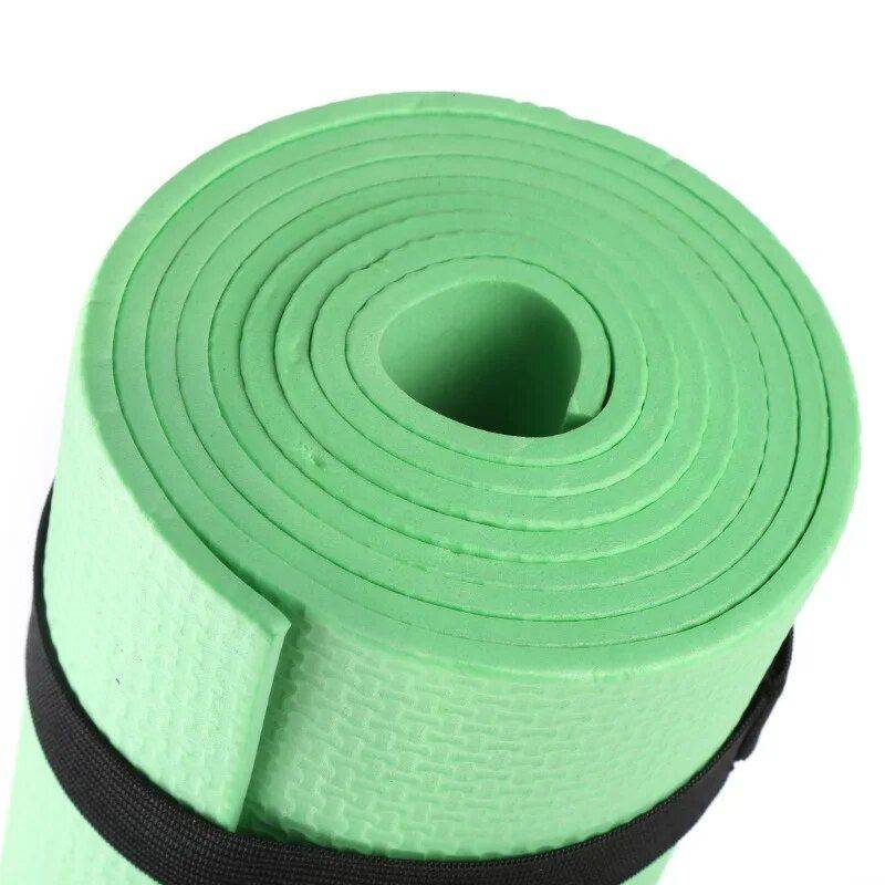 Eco-Friendly EVA Yoga Mat - Anti-Skid, Durable, 4mm Thick with Carrying Sling Yoga Color : B|O|Y|DG 