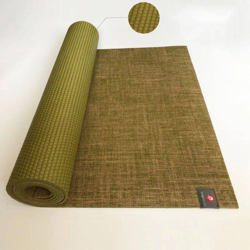 Eco-Friendly Natural Jute Yoga Mat 183x61x0.5cm - Non-Slip, Durable Fitness Mat Yoga Design : A|B|C|D|E|F|G 