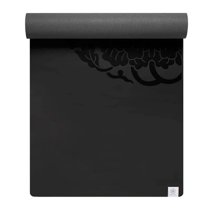 Extra-Large Sol Dry-Grip Black Yoga Mat Exercise & Fitness  