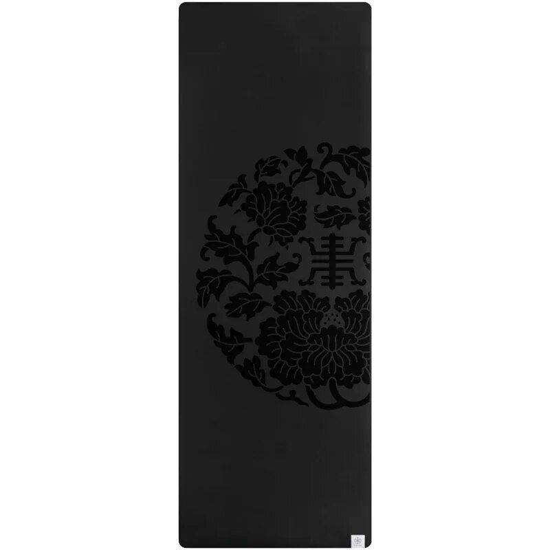Extra-Large Sol Dry-Grip Black Yoga Mat Exercise & Fitness  