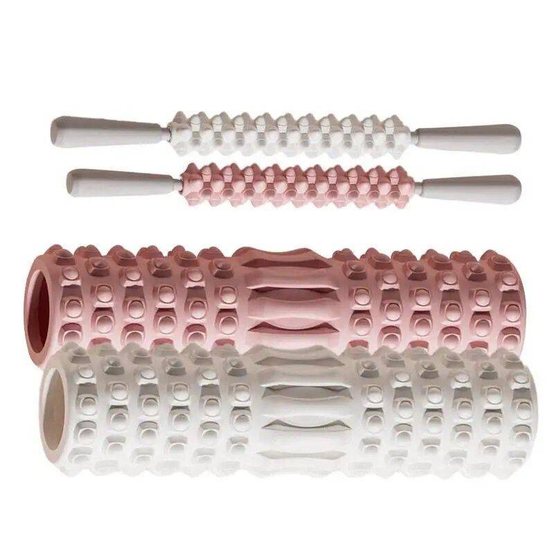 Gym Fitness Yoga Foam Roller Yoga Color : Pink |White  