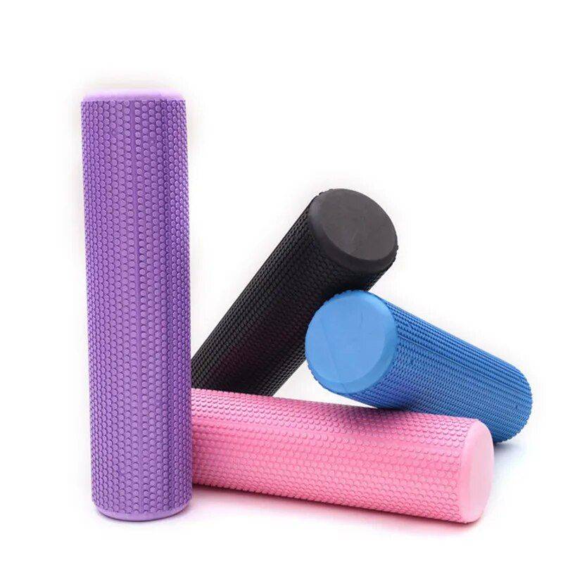 High-Density EVA Yoga Foam Roller Yoga Color : Purple 30cm |Purple 45cm|Purple 60cm|Blue 30cm|Blue 45cm|Blue 60cm|Green 30cm|Green 45cm|Green 60cm|Black 30cm|Black 45cm|Black 60cm|Pink 30cm|Pink 45cm|Pink 60cm 