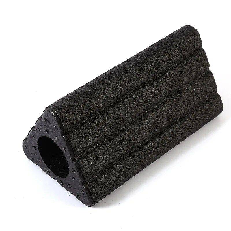 High-Density Triangular Hollow Yoga Blocks EPP Foam Roller Yoga Color : Gray|Black 