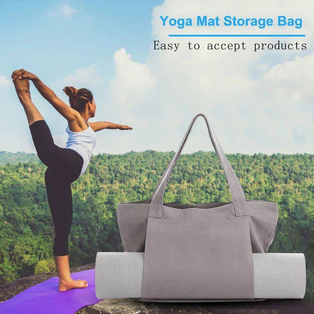 Multi-Functional Oxford Yoga & Pilates Mat Bag Yoga Color : Black|Khaki|Gray|Apricot|Green 
