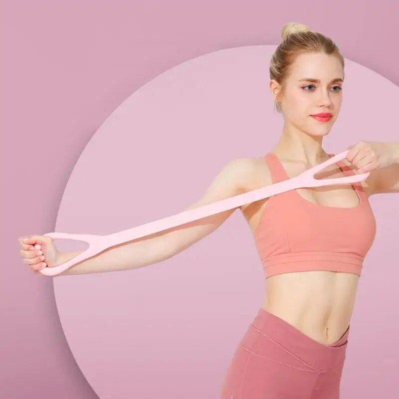 Multi-Functional Resistance Bands for Yoga and Strength Training Yoga Color : Pink|Purple 