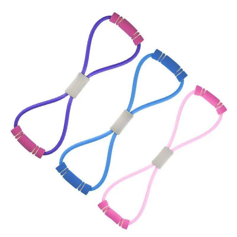 Multi-Purpose Resistance Bands for Comprehensive Home Fitness Exercise & Fitness Color : Blue|Pink|Green|Purple 