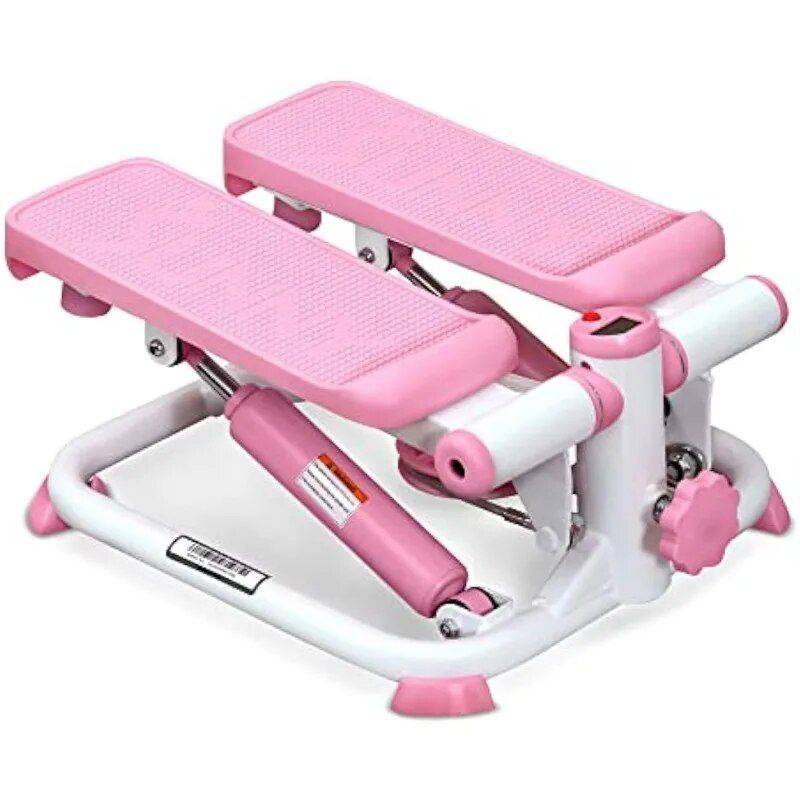 Pink Portable Mini Stair Stepper Exercise & Fitness  