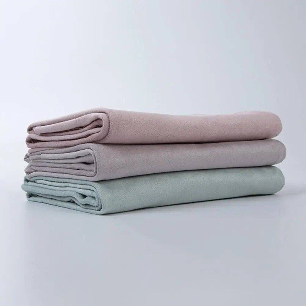 Premium Microfiber Yoga Towel - Anti-Slip, Quick-Dry, Extra Long for Fitness & Pilates Yoga Color : Pink|Grey|Mint Green 