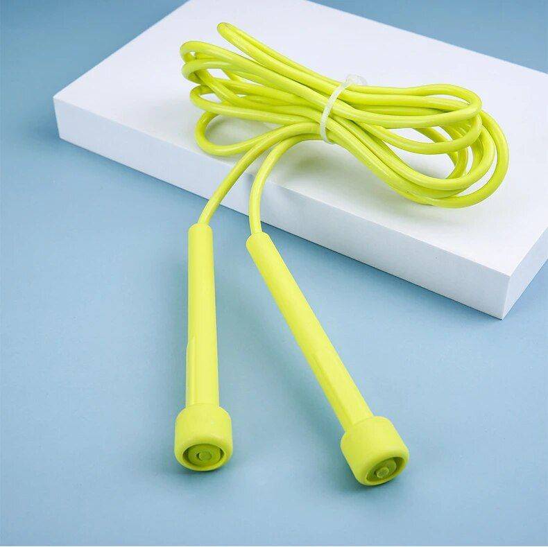 Professional Adjustable Speed Skipping Rope for Fitness & Cardio Training Exercise & Fitness Color : Yellow|Green|Black|Pink 